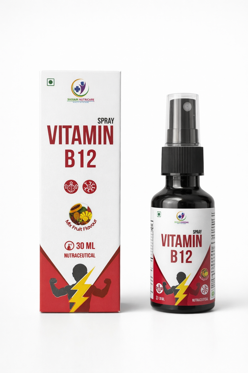 Vitamin B12 Oral Spray 30ml – Energy Booster, Immunity Support, Fast Absorption